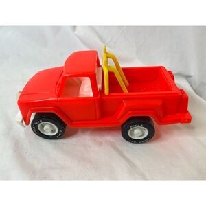 American Plastics Toys Flare Side Pickup Vintage Red Goodyear Eagle Orange/Red